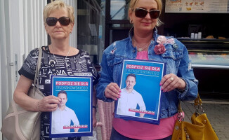 Prezydent Piły zbiera podpisy dla Rafała Trzaskowskiego