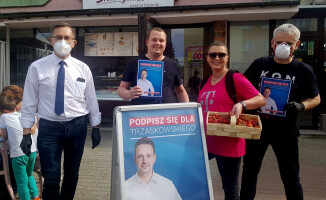 Prezydent Piły zbiera podpisy dla Rafała Trzaskowskiego