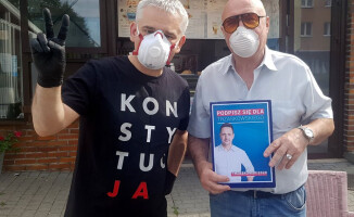 Prezydent Piły zbiera podpisy dla Rafała Trzaskowskiego