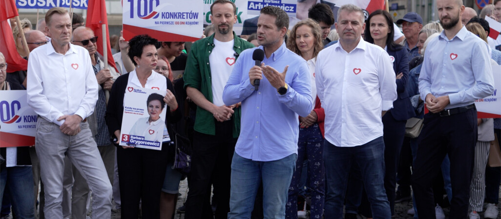 Trzaskowski w Wałczu: Nauczyciele muszą więcej zarabiać