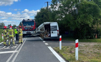 Zderzenie busa z pociągiem w Budzyniu