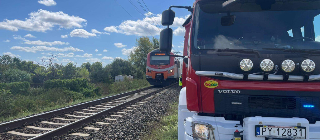Zderzenie busa z pociągiem w Budzyniu