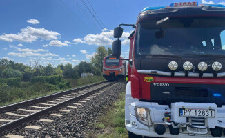 Zderzenie busa z pociągiem w Budzyniu