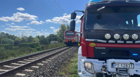 Zderzenie busa z pociągiem w Budzyniu - grafika