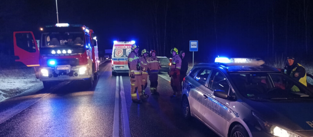 Wypadek pod Kujaniem. Ciężarna i dwójka dzieci w szpitalu. 