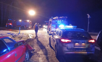 Wypadek pod Kujaniem. Ciężarna i dwójka dzieci w szpitalu. 