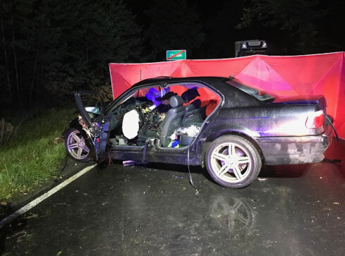 20-letnia pasażerka BMW zginęła w wypadku. Kierowca uciekł  - grafika