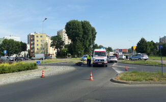Wypadek w Pile. 29-letni motocyklista został ranny