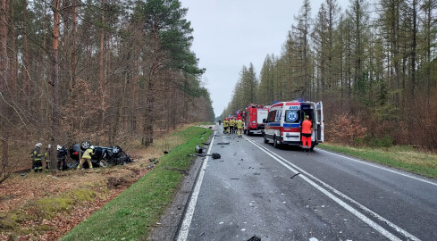 Śmiertelny wypadek na trasie Niekursko-Sarcz - grafika