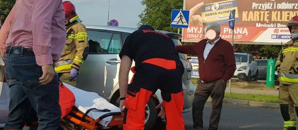 Wypadek na Bydgoskiej. Trzy osoby ranne 