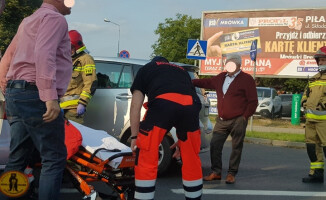Wypadek na Bydgoskiej. Trzy osoby ranne