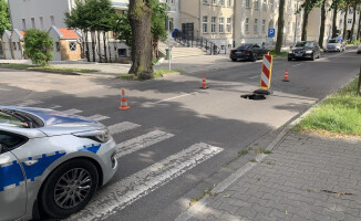 Utrudnienia na Kilińskiego w Pile. Zapadła się część jezdni