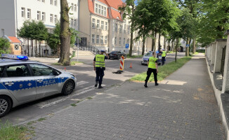 Utrudnienia na Kilińskiego w Pile. Zapadła się część jezdni