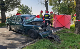 Śmiertelny wypadek pod Piłą. Zginął 71-letni kierowca 