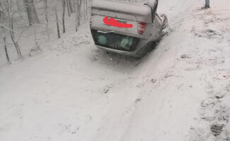 Trudne warunki na drodze - ZDJĘCIA 