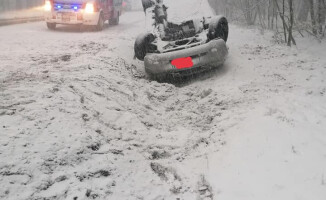 Trudne warunki na drodze - ZDJĘCIA 