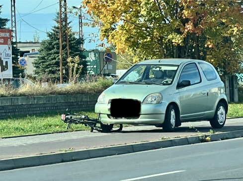 71-latka potrąciła rowerzystkę - grafika