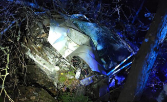 Pijany 15-latek za kierownicą. Podróż skończył na drzewie 