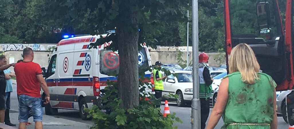 "Elka" potrąciła motocyklistę 