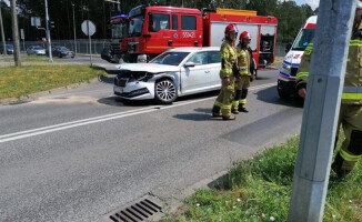 Zderzenie aut na skrzyżowaniu w Pile [ZDJĘCIA]