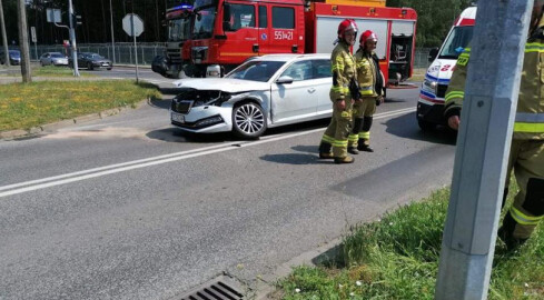 Zderzenie aut na skrzyżowaniu w Pile [ZDJĘCIA] - grafika