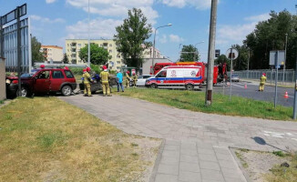 Zderzenie aut na skrzyżowaniu w Pile [ZDJĘCIA]