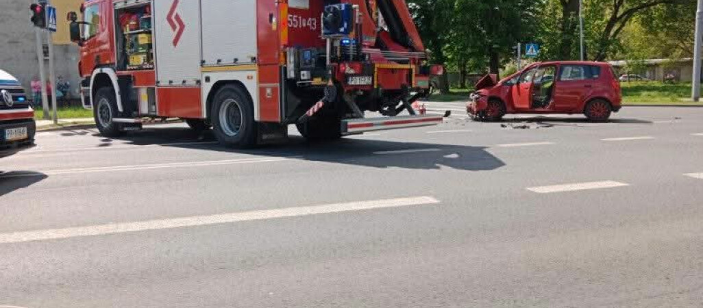 Wypadek na skrzyżowaniu