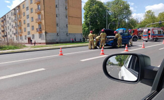 Wypadek na skrzyżowaniu