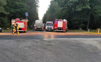 Ciężarówka wymusiła pierwszeństwo. Kierowca volkswagena w szpitalu