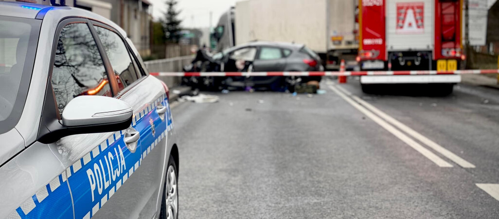 Wypadek w Śmiłowie. Jedna osoba ranna
