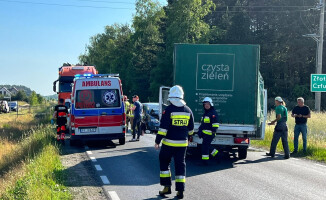 Droga Piła - Złotów była zablokowana 