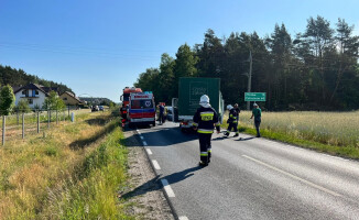 Droga Piła - Złotów była zablokowana 