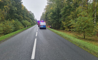 57-latka zginęła w wypadku na prostym odcinku drogi 