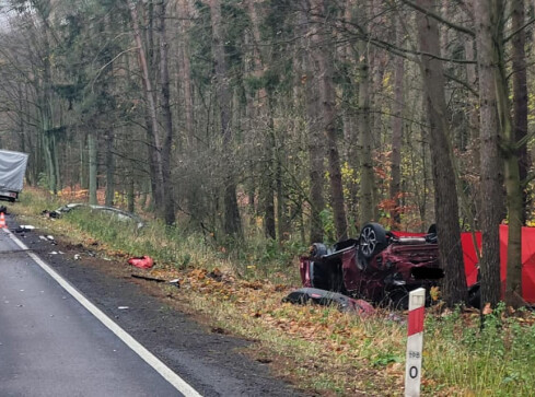 74-latek zginął w wypadku na krajowej 10. pod Piłą  - grafika