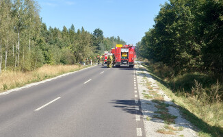 Pasażerka osobówki zginęła w wyniku zderzenia z traktorem 