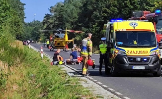Pasażerka osobówki zginęła w wyniku zderzenia z traktorem 