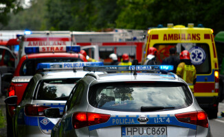 Wypadek na DK 11. Nie żyje dziecko [AKTUALIZACJA]