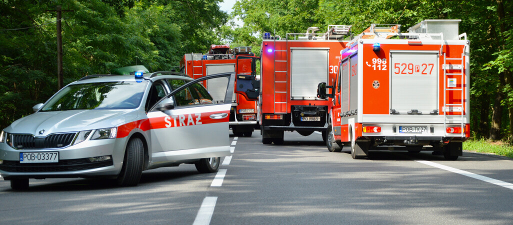 Wypadek na DK 11. Nie żyje dziecko [AKTUALIZACJA]