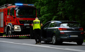 Wypadek na DK 11. Nie żyje dziecko [AKTUALIZACJA]
