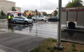 Rowerzysta potrącony na rondzie. To już drugi wypadek w ciągu tygodnia 