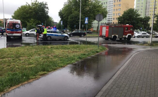 Rowerzysta potrącony na rondzie. To już drugi wypadek w ciągu tygodnia 