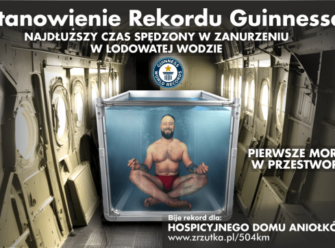 W zimnej wodzie na wysokości 3 tys. metrów. Chce w Pile pobić rekor - grafika