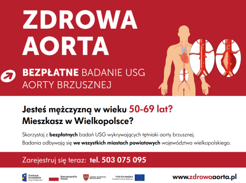 Bezpłatne badania aorty brzusznej dla mężczyzn - grafika