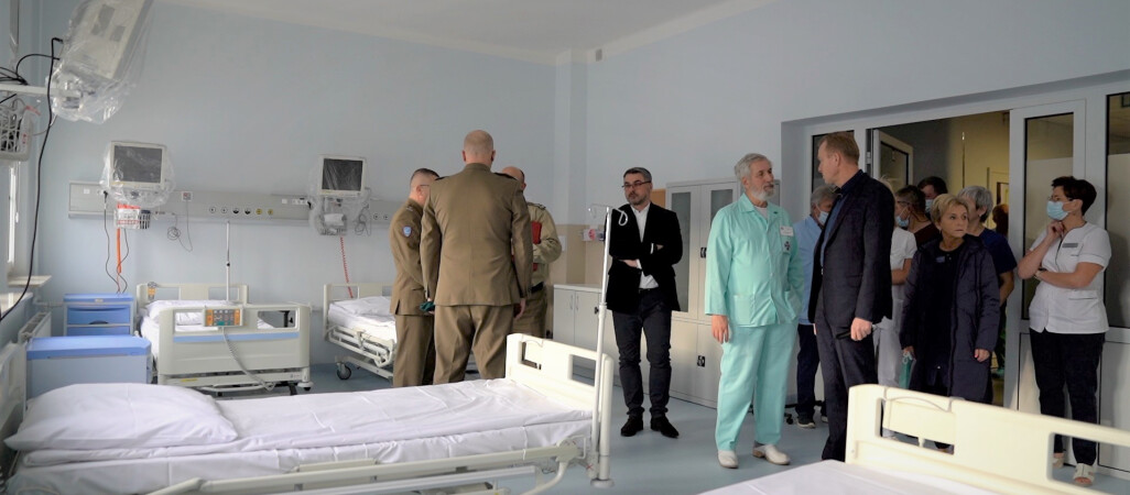 Oddział wewnętrzny w wojskowym szpitalu po remoncie 