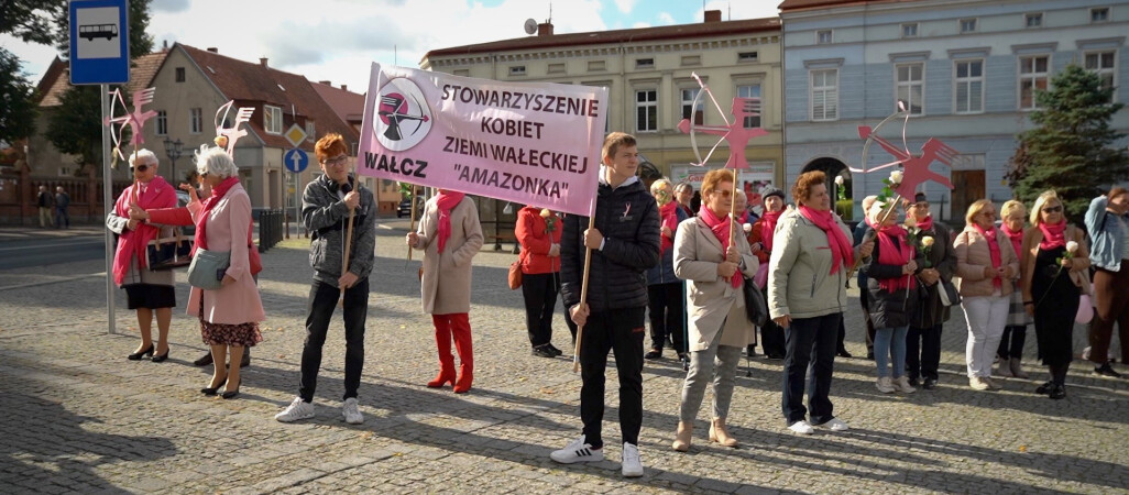 Marsz Różowej Wstążki w Wałczu 