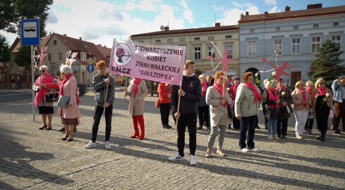 Marsz Różowej Wstążki w Wałczu  - grafika