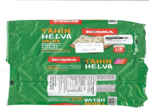 Chałwa z salmonellą wycofana z obrotu  - grafika