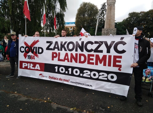 "Stop plandemii" [GALERIA] - grafika