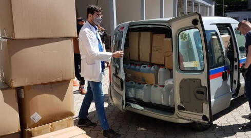 Szpital w Pile otrzymał kolejne środki ochrony z dotacji unijnej  - grafika