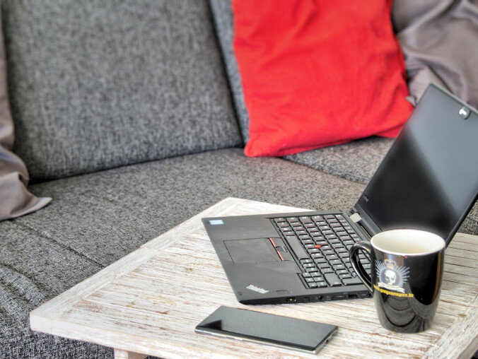 Praca zdalna w czasie pandemii - grafika